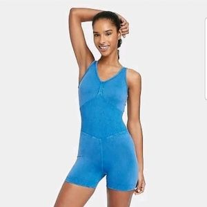 Women's Seamless Short Bodysuit - JoyLab Blue